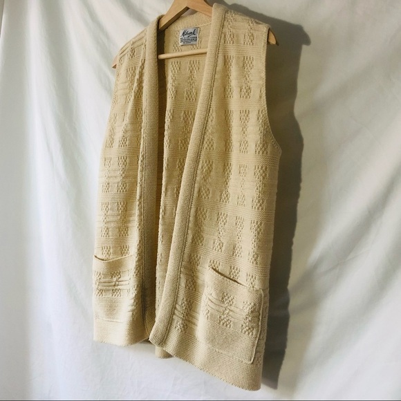 VINTAGE Milrank of California Knit Sweater Vest / M - Picture 5 of 8